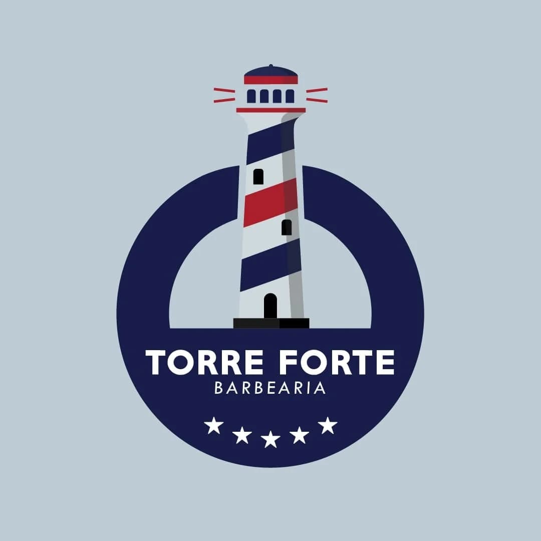 Torre Forte Barbearia — logo
